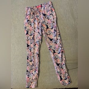 Lilly Pulitzer Aden High Tide Linen Pant (XS)